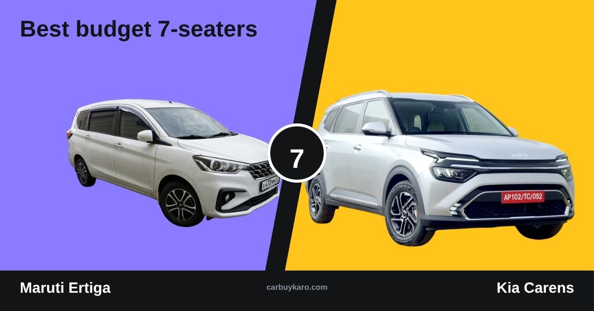 Best 7 Seater Cars in India 2026: MPVs and SUVs for Every Budget: key numbers