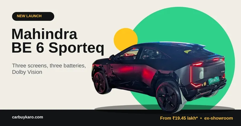 Mahindra BE 6 Sporteq Launched: Price, Battery Options, Range and New Features