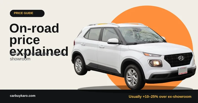 On-Road Price Explained: What Is in a Car's On-Road Price in India?