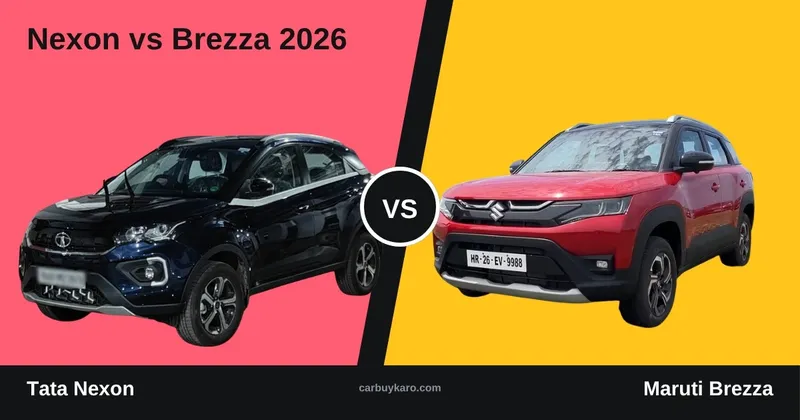 Tata Nexon vs Maruti Brezza 2026: Price, Safety, Mileage and Which to Buy
